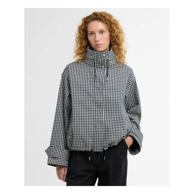 Veste Imperméable Carreaux Bronwyn | Gris