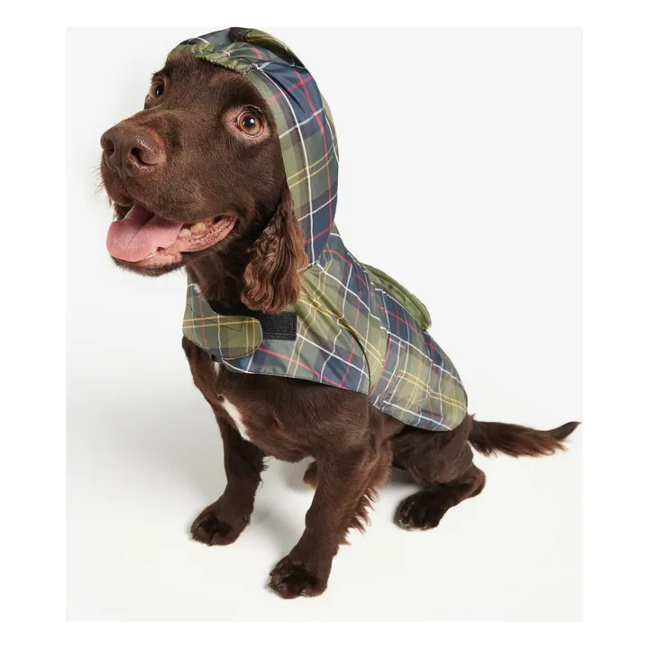 Foldable Tartan coat for dogs | Blue- Product image n°3