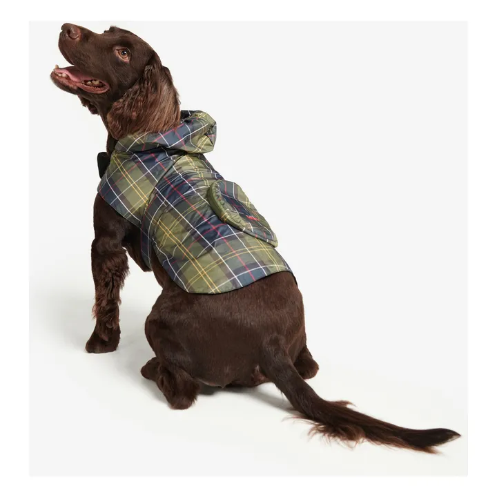 Foldable Tartan coat for dogs | Blue- Product image n°2