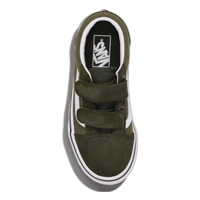 Baskets Scratchs Old Skool V | Vert kaki