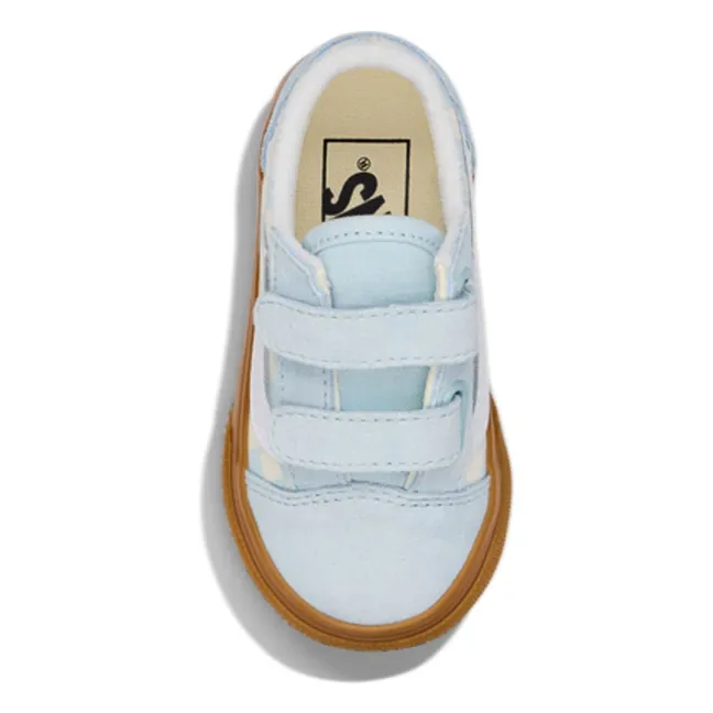 Baskets Scratchs Old Skool V Gum Check | Bleu pâle