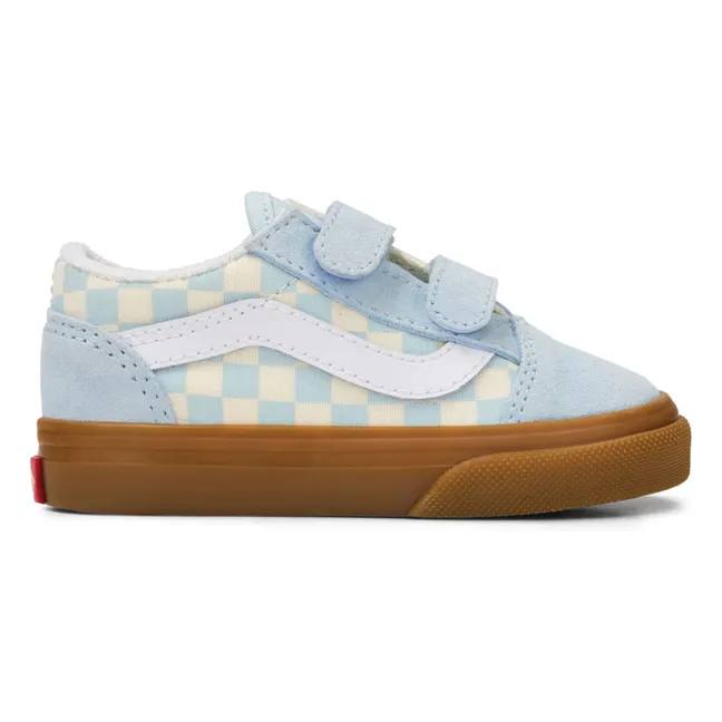 Baskets Scratchs Old Skool V Gum Check | Bleu pâle