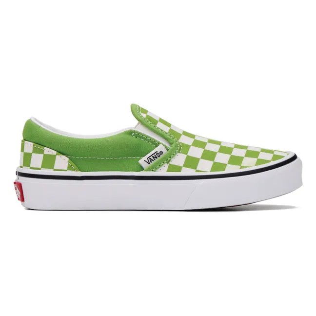 Baskets Slip-On Damier | Vert