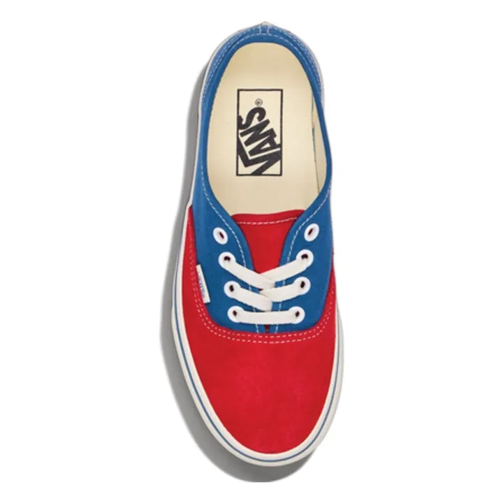 Auténticas zapatillas bicolor con cordones | Rojo- Imagen del producto n°1