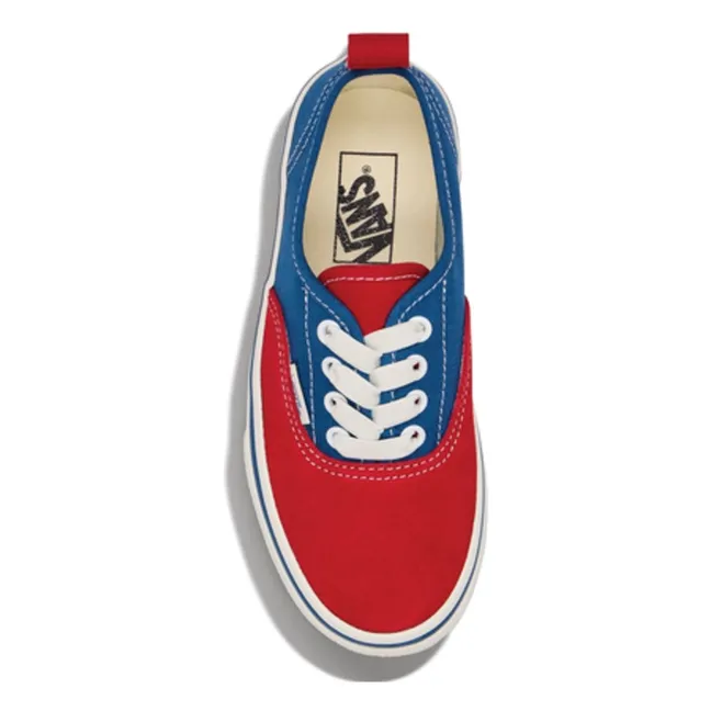 Baskets Lacets Elastiques Authentic Bicolore | Rouge