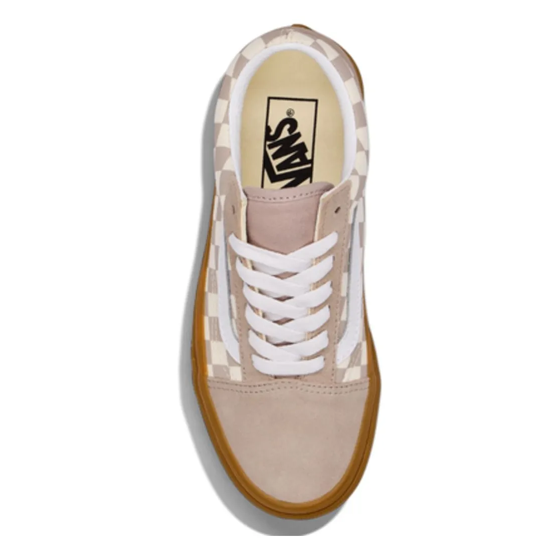 Baskets Lacets Old Skool Gum Check J | Marron clair - Image produit n°1