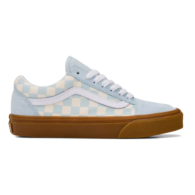 Baskets Lacets Old Skool Gum Check | Bleu pâle