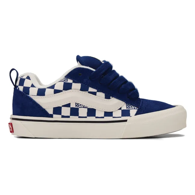 Knu Skool Schnürsenkel Sneakers Geo Check | Blau