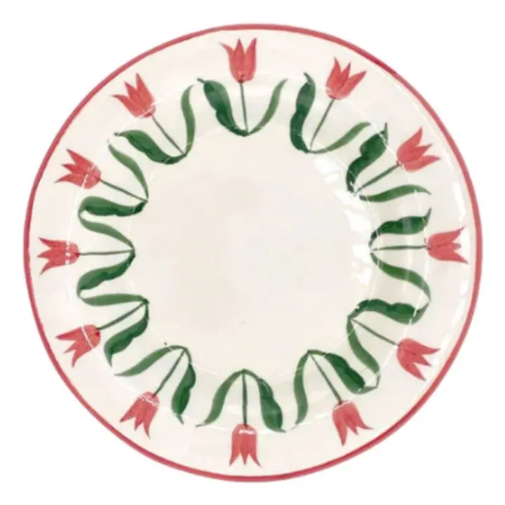 Assiette Fan Fan 22 cm | Bleu- Image produit n°0