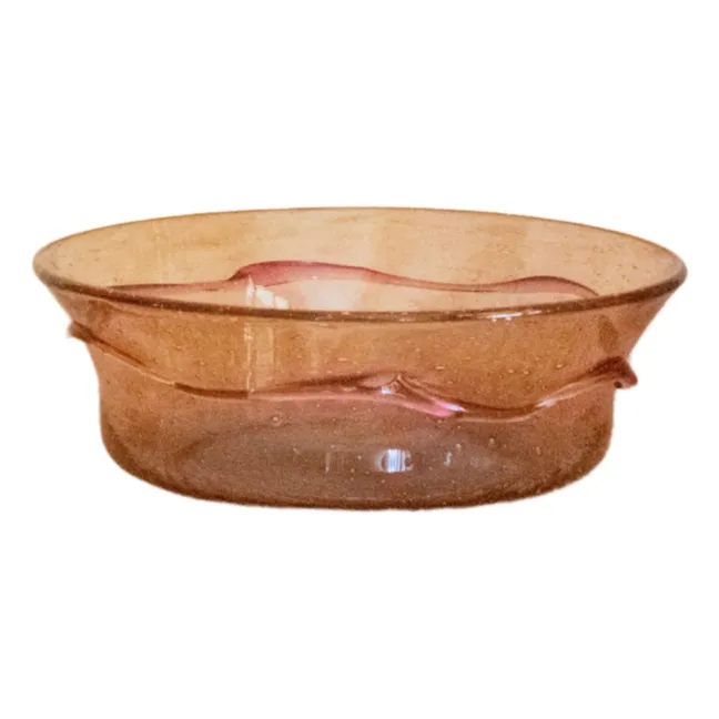 Saladier en verre Roméo | Rose