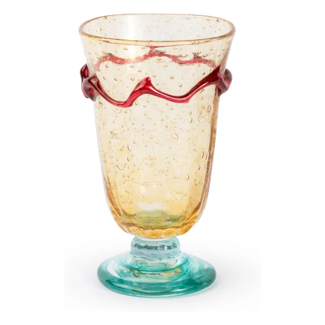 Verre à vin en verre Roméo | Orange