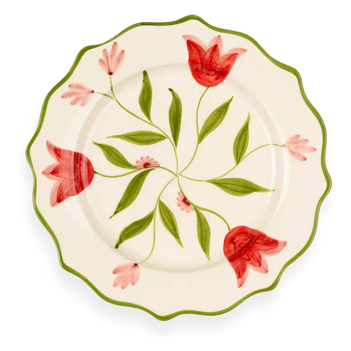 Assiette Romy 27 cm | Rose- Image produit n°0