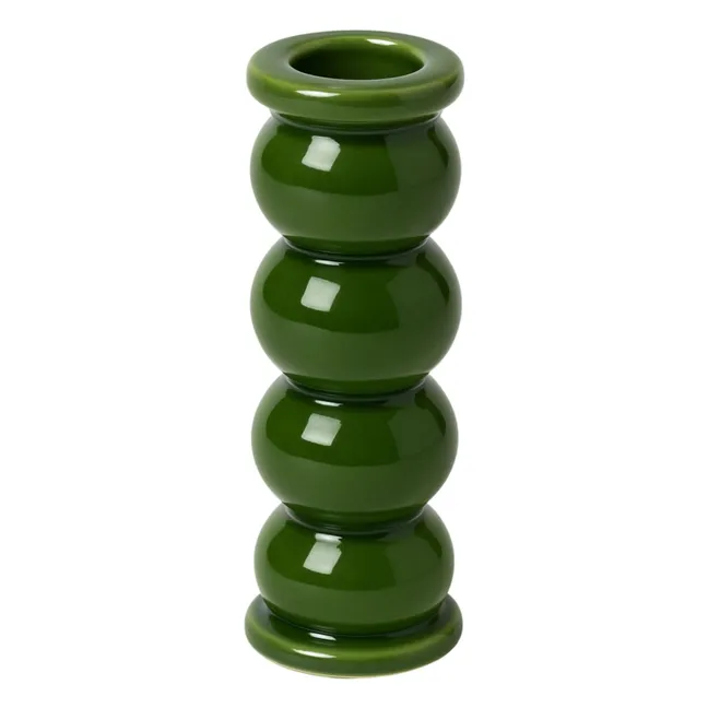 Olaf candlestick  | Dark green