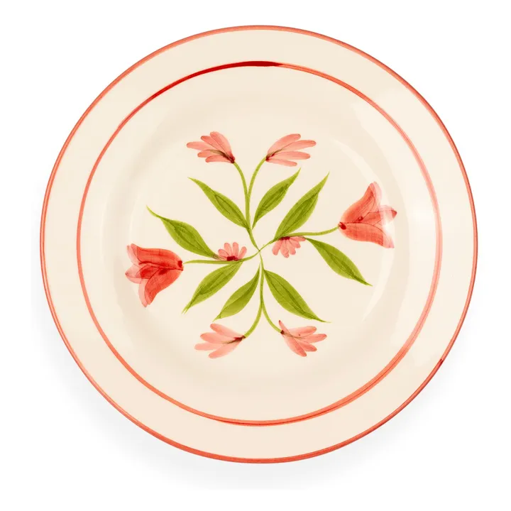 Assiette Romy 22 cm | Rose- Image produit n°0