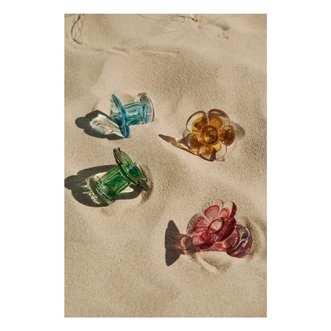 Chandelier en verre Stella | Vert