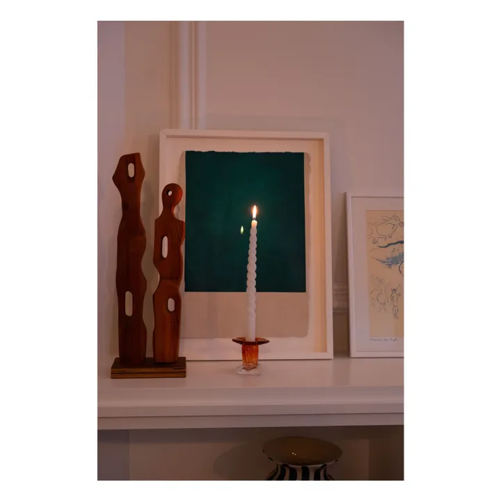 Chandelier en verre Stella | Orange- Image produit n°0