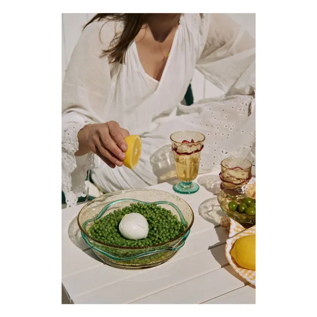 Verre à vin en verre Roméo | Orange