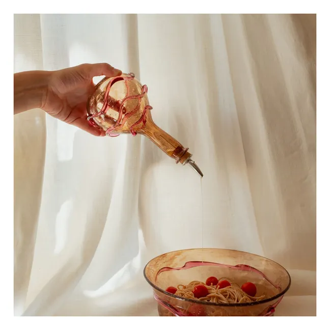 Oliera in vetro Romeo | Rosa