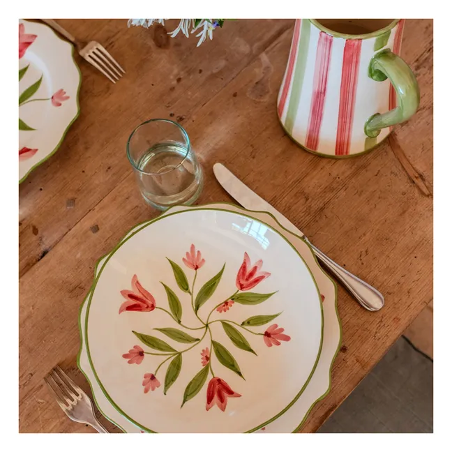 Romy soup plate  | Pink