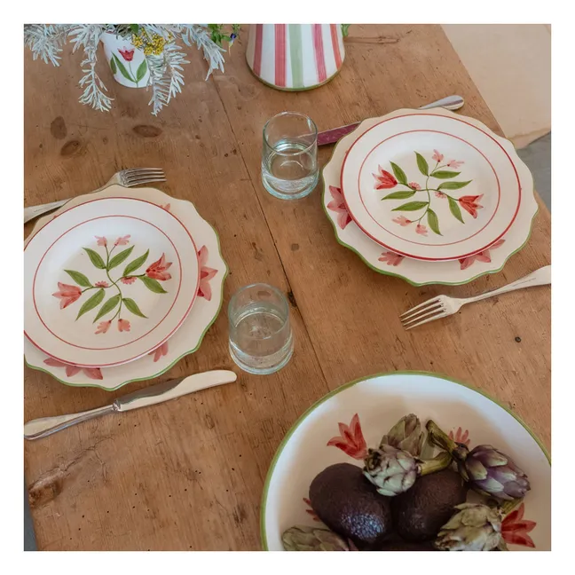 Romy plate 22 cm | Pink