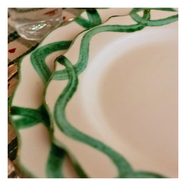 Assiette Olaf  | Vert