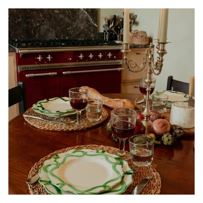 Assiette Olaf  | Vert