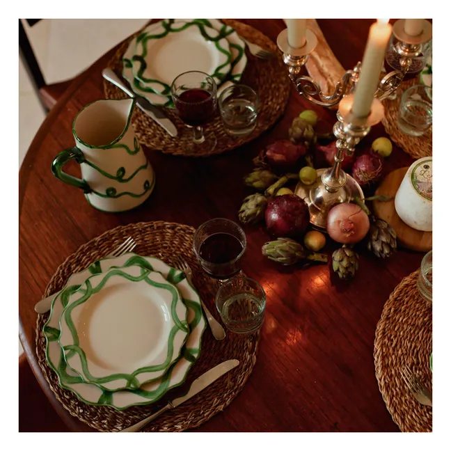Assiette Olaf  | Vert