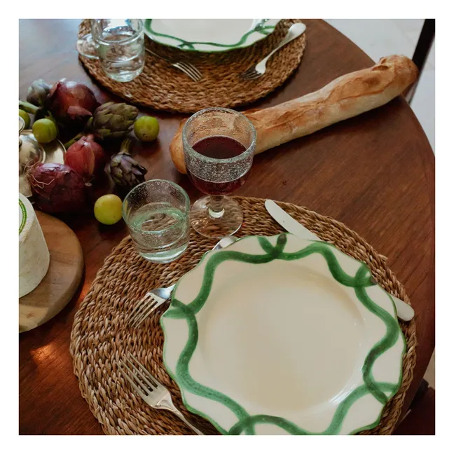 Assiette Olaf  | Vert