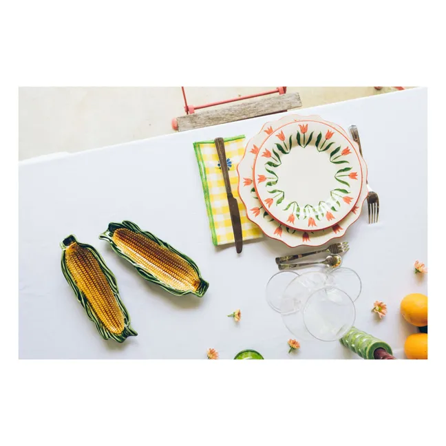 Plate Fan Fan 22 cm | Blue