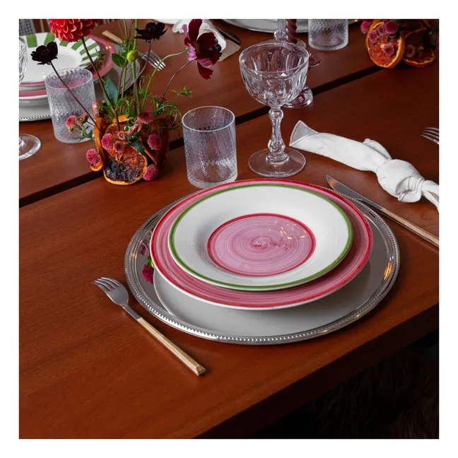 Assiette Dakota 22 cm | Rose
