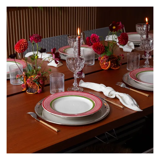 Assiette Dakota 22 cm | Rose