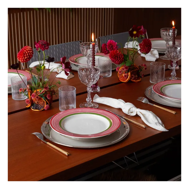 Assiette Dakota 27 cm | Rose- Image produit n°1