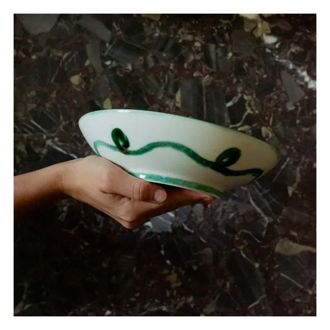 Assiette creuse Olaf  | Vert