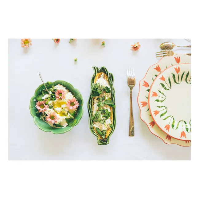 Assiette Fan Fan 27 cm | Bleu