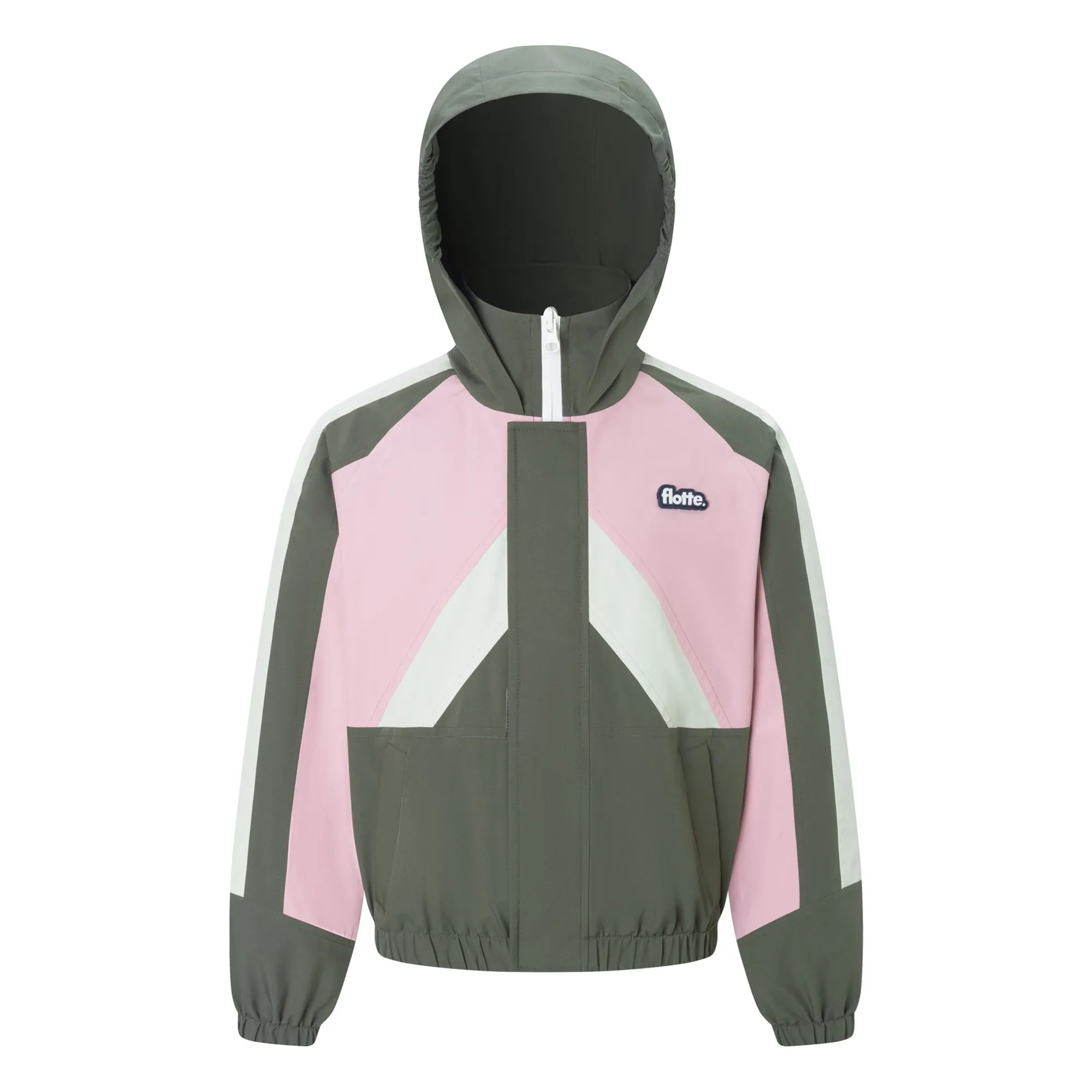 Flotte Khaki Abbessito Waterproof Bomber Recycled Fibers
