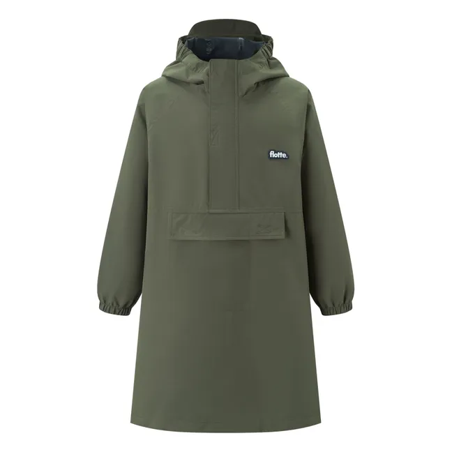 Cape Imperméable Gabrielito Fibres Recyclées | Vert kaki