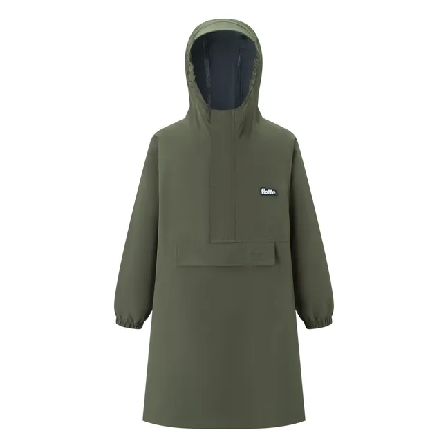 Cape Imperméable Gabrielito Fibres Recyclées | Vert kaki