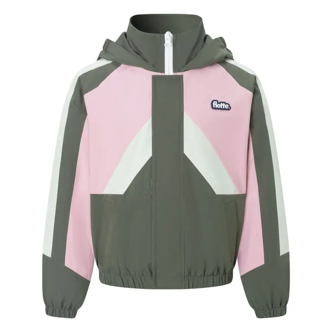 Chaqueta impermeable Abbessito Fibras recicladas | Kaki