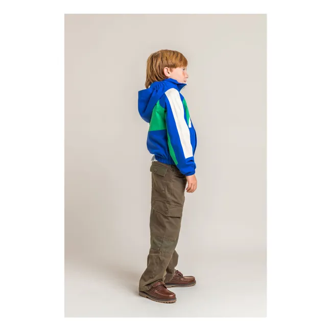 Bomber Imperméable Abbessito Fibres Recyclées | Bleu