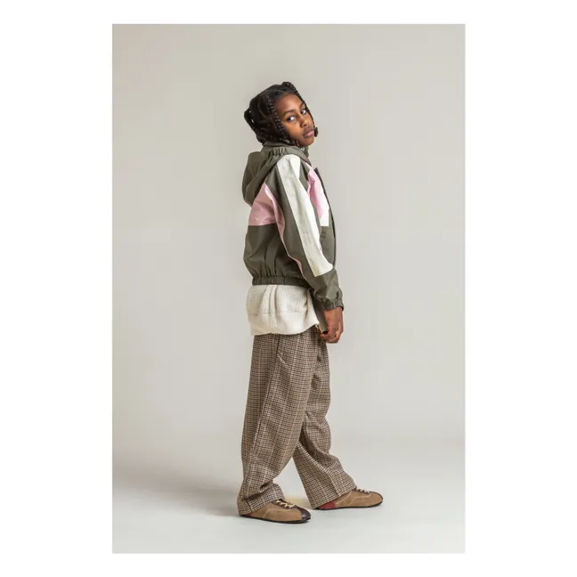 Chaqueta impermeable Abbessito Fibras recicladas | Kaki