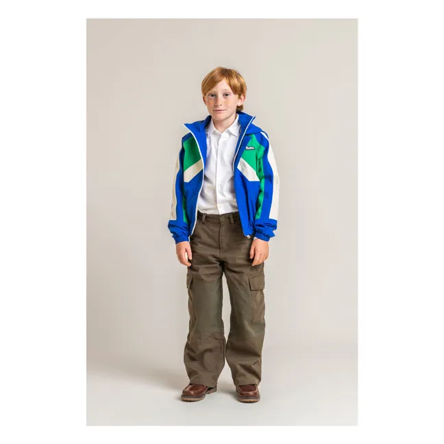 Bomber Imperméable Abbessito Fibres Recyclées | Bleu