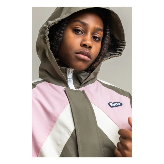 Bomber Imperméable Abbessito Fibres Recyclées | Kaki