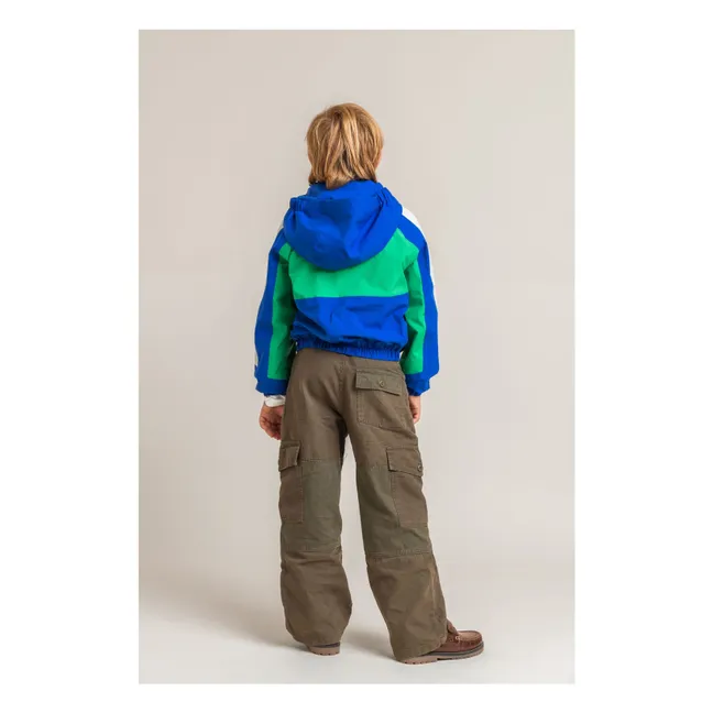 Bomber Imperméable Abbessito Fibres Recyclées | Bleu