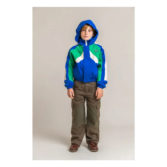 Bomber Imperméable Abbessito Fibres Recyclées | Bleu