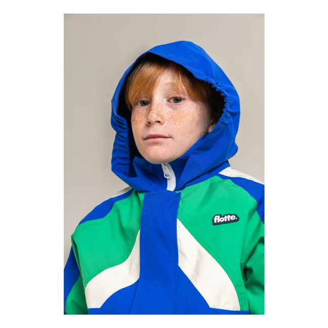 Bomber Imperméable Abbessito Fibres Recyclées | Bleu