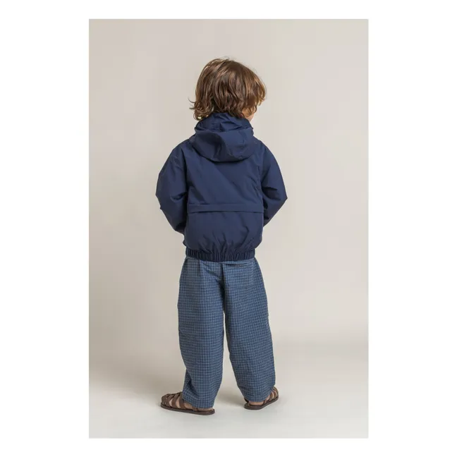 Coupe-Vent Imperméable Bastille Fibres Recyclées | Bleu foncé