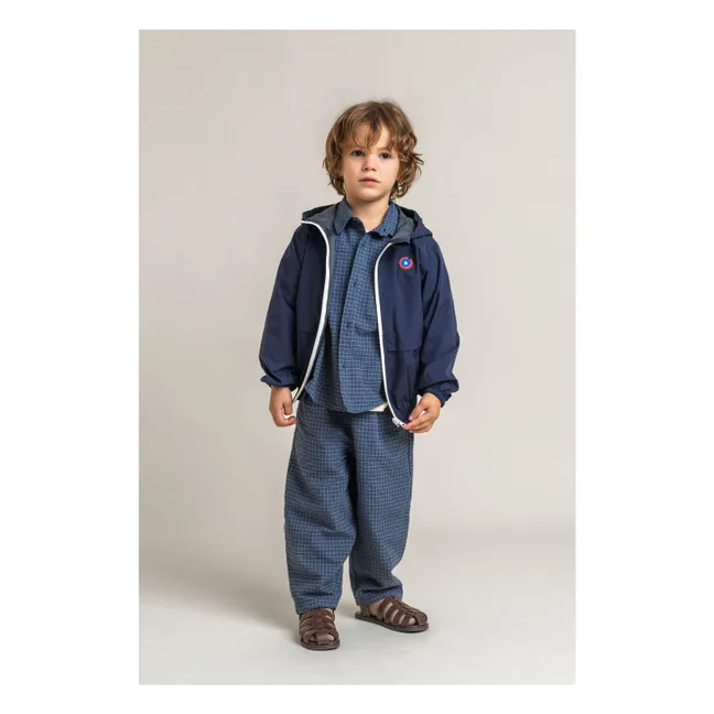 Coupe-Vent Imperméable Bastille Fibres Recyclées | Bleu foncé