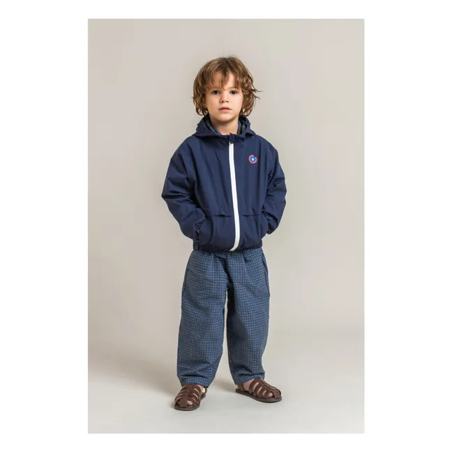 Cortaviento impermeable Bastille Fibras recicladas | Azul oscuro