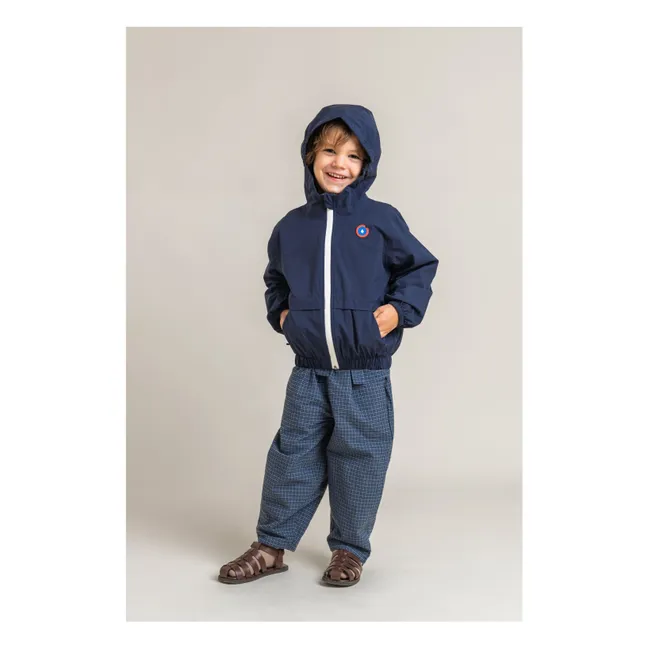 Cortaviento impermeable Bastille Fibras recicladas | Azul oscuro