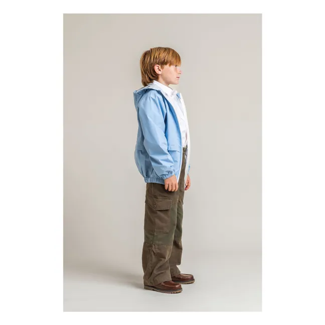 Cortaviento impermeable Bastille Fibras recicladas | Azul Cielo